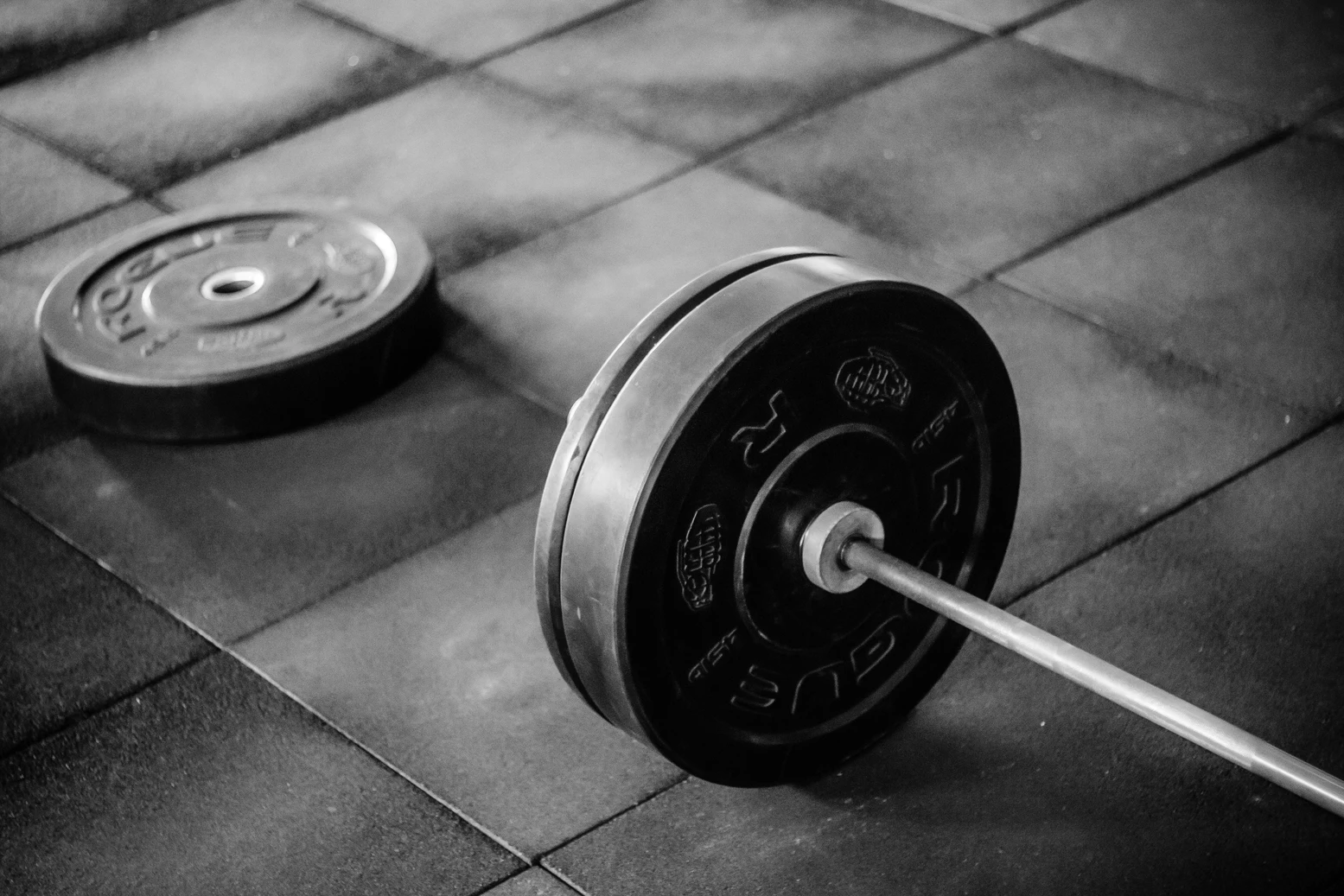 Background image of a barbell